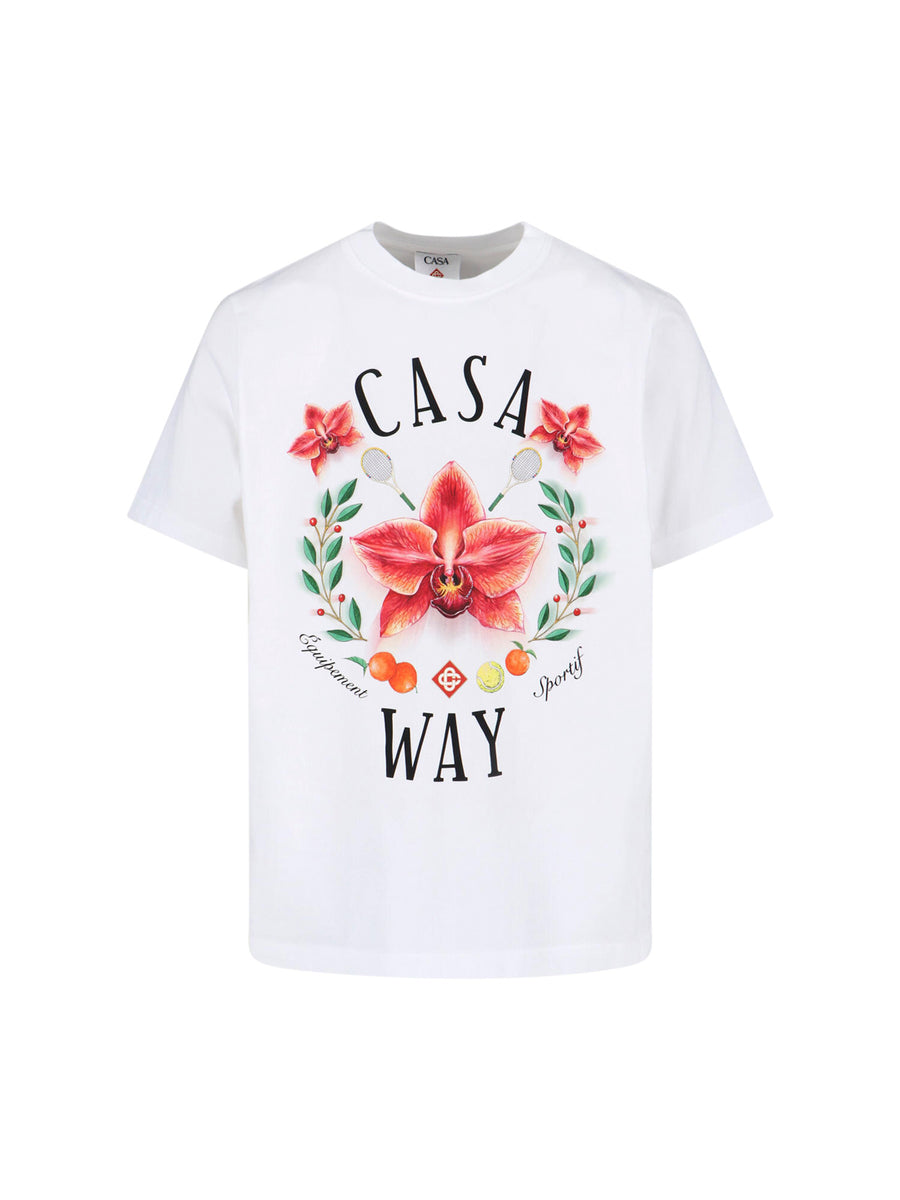 Casablanca 100% Organic Cotton t-shirt in white