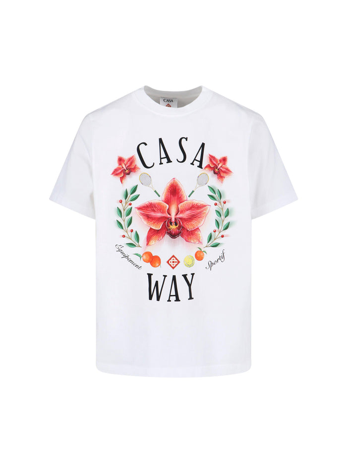 Casablanca T-shirts and Polos White Organic Cotton