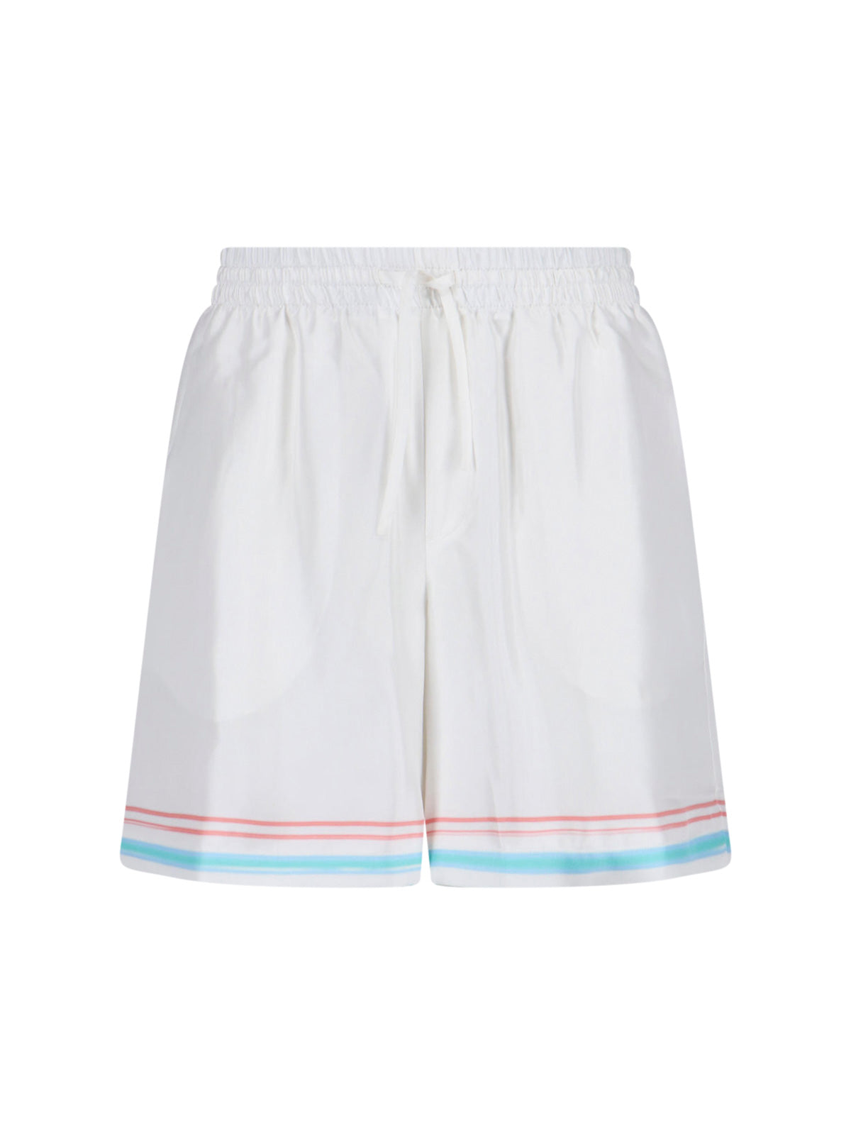 Casablanca Trousers White Silk