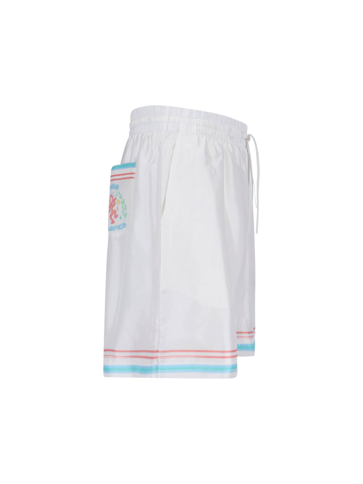 Casablanca Trousers White Silk