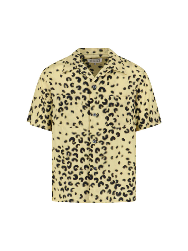 Maison Margiela 100% viscose shirt in yellow