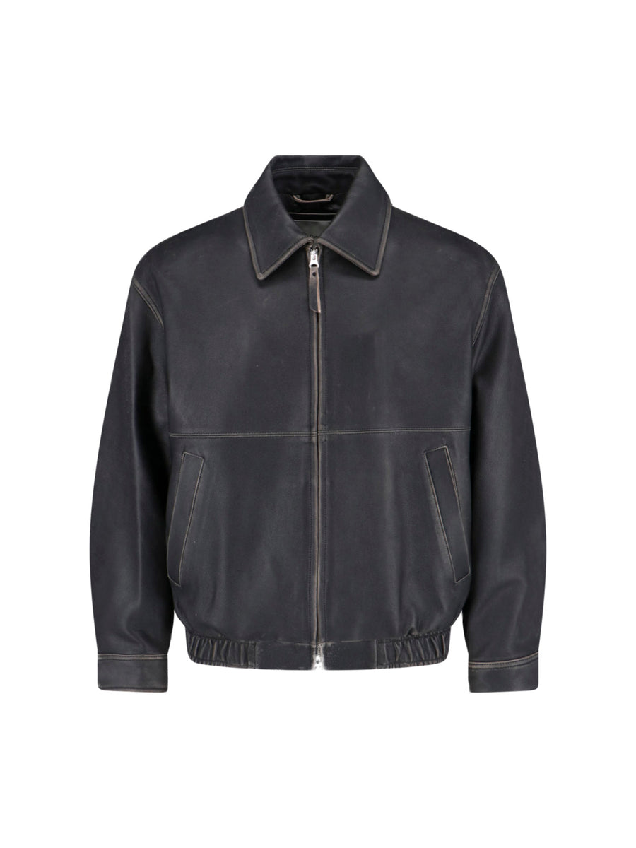 Dunst 100% Lamb Leather jacket in black
