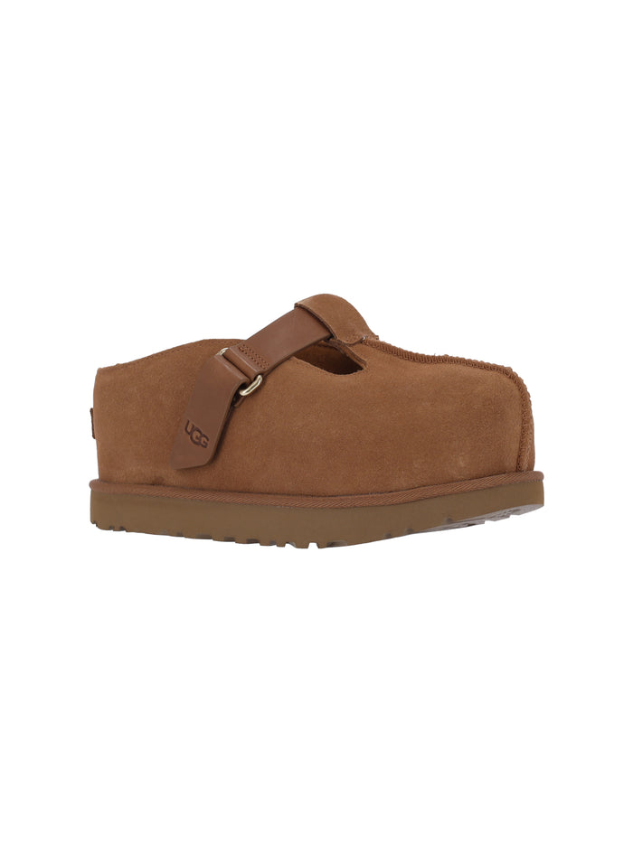UGG Flat shoes Brown Upper: Leather
