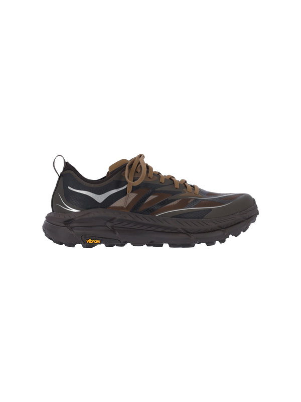 Hoka 100% Textile sneaker in brown