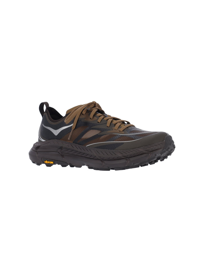 HOKA Sneakers Brown Textile