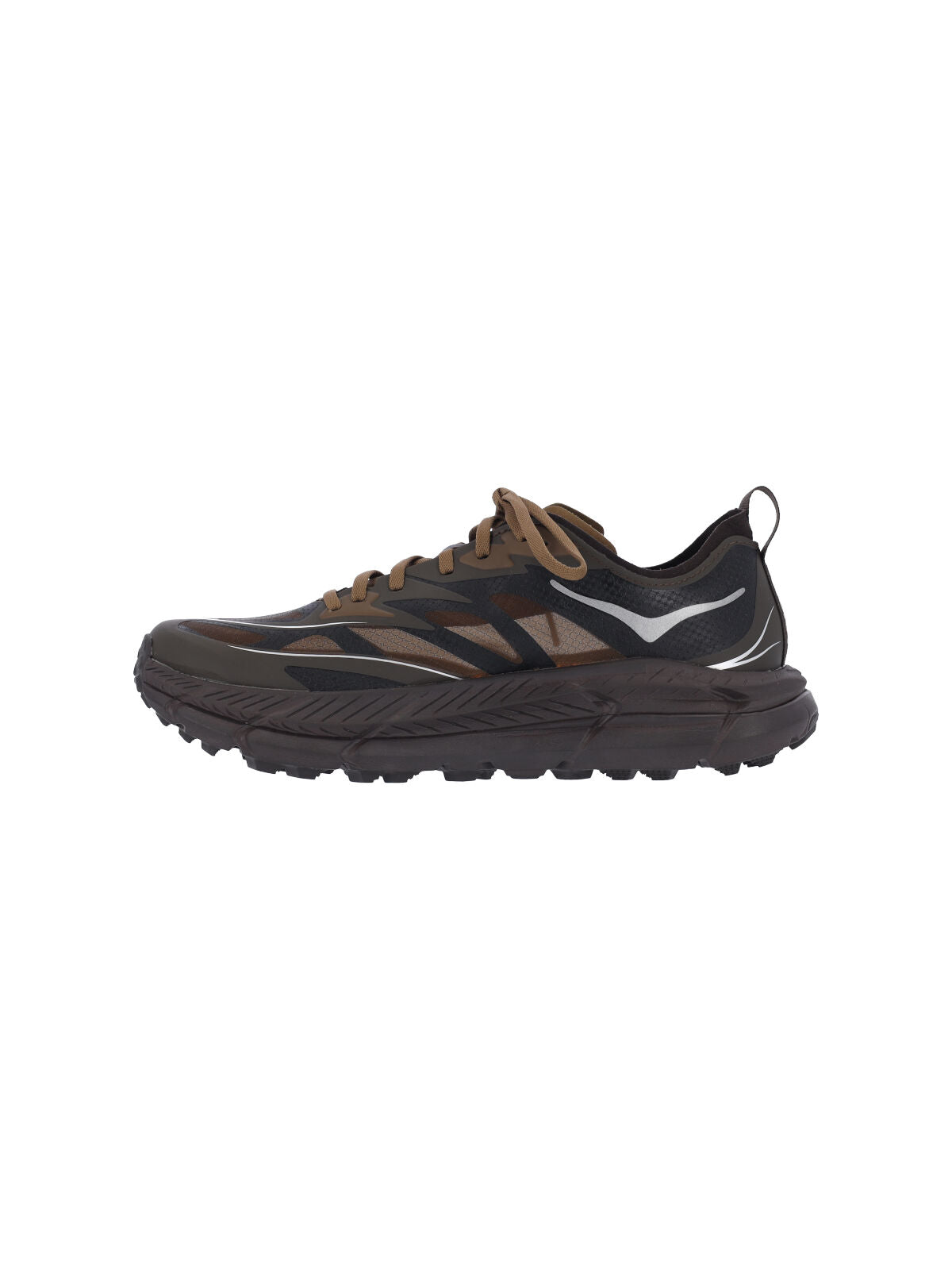 HOKA Sneakers Brown Textile