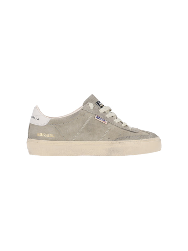 Golden Goose Upper: 100% Cow Leather sneaker in gray