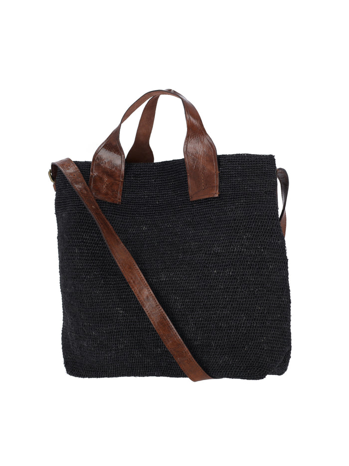 IBELIV Bags Black Raphia