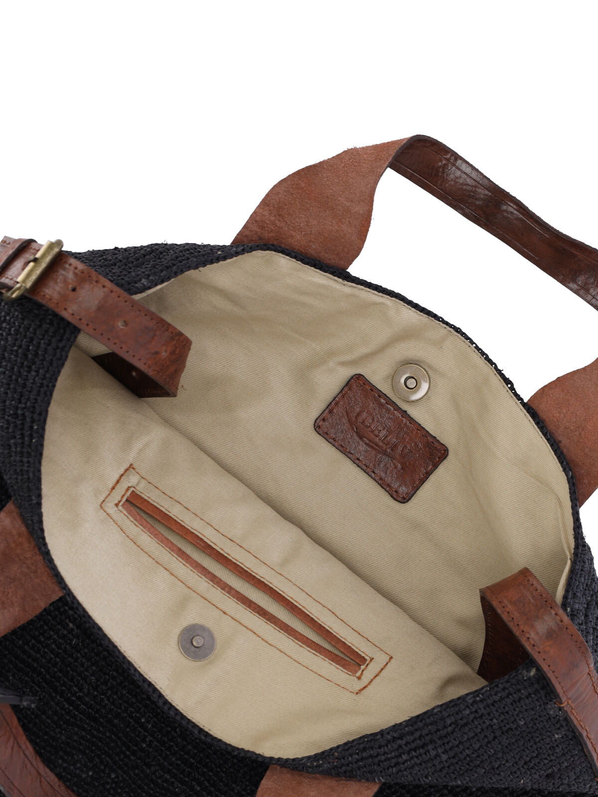 IBELIV Bags Black Raphia