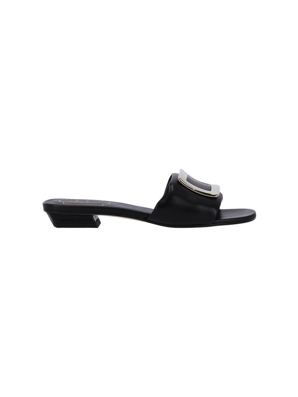 Roger Vivier Outer: 100% Lamb Leather sandal in black