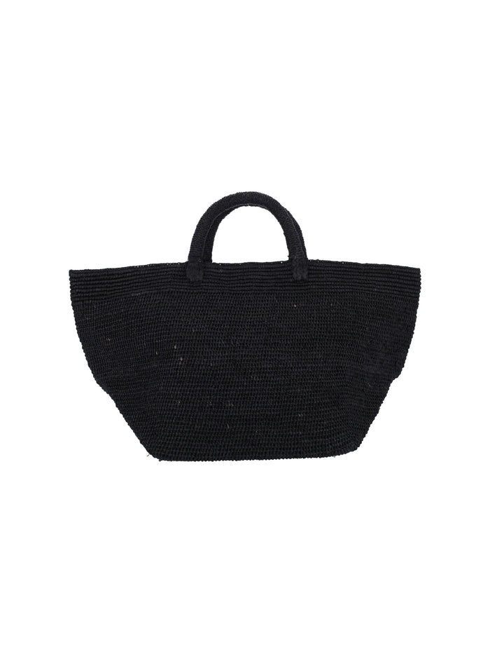 IBELIV Bags Black Raphia