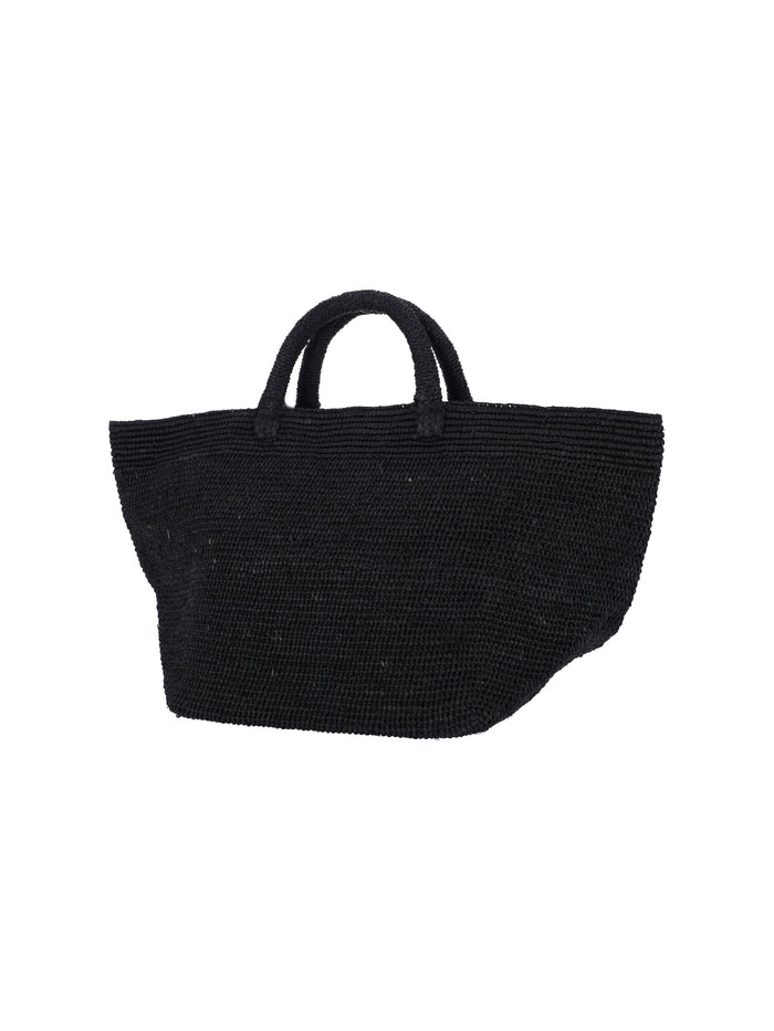 IBELIV Bags Black Raphia