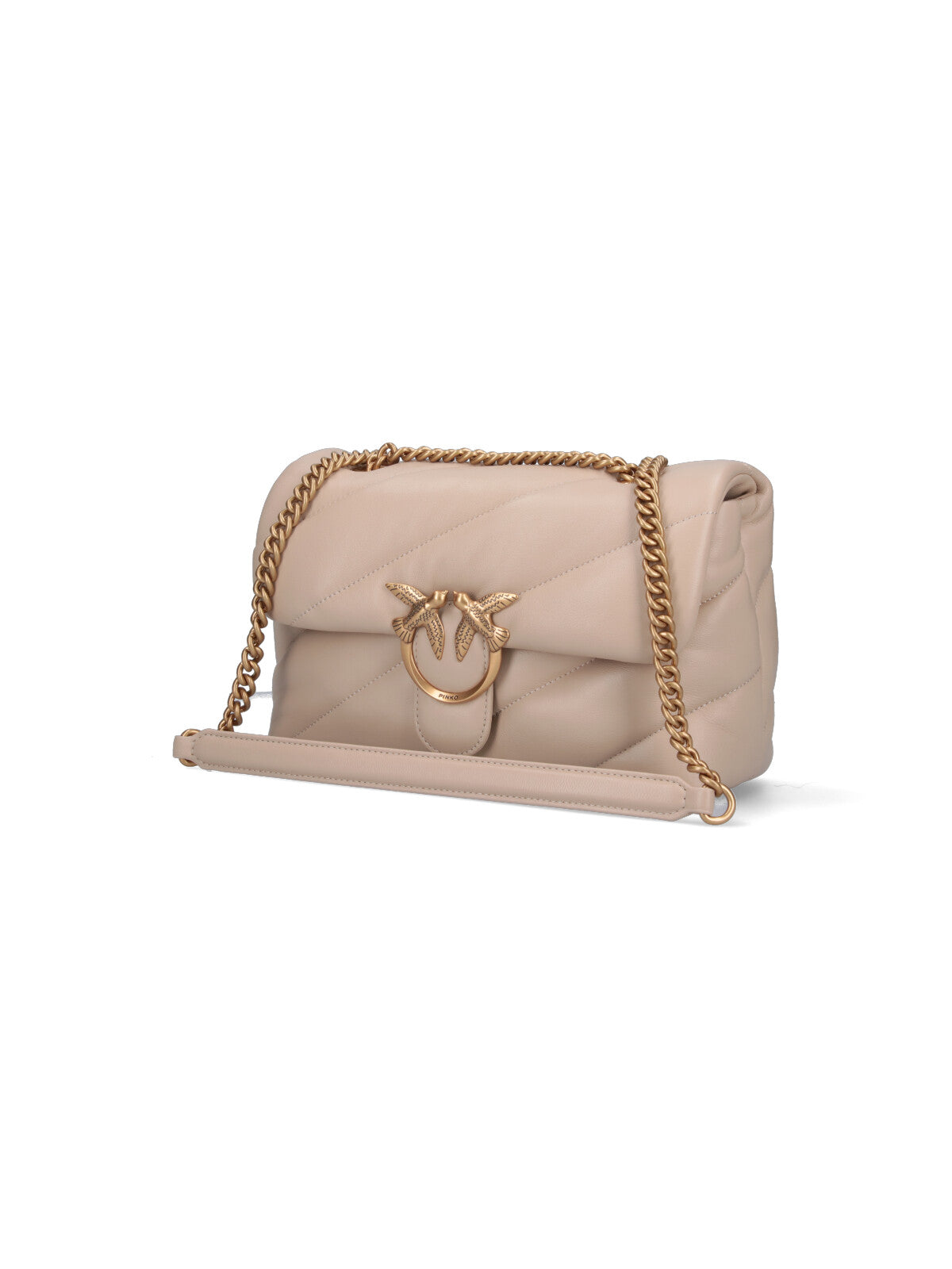 Pinko Bags Beige Leather