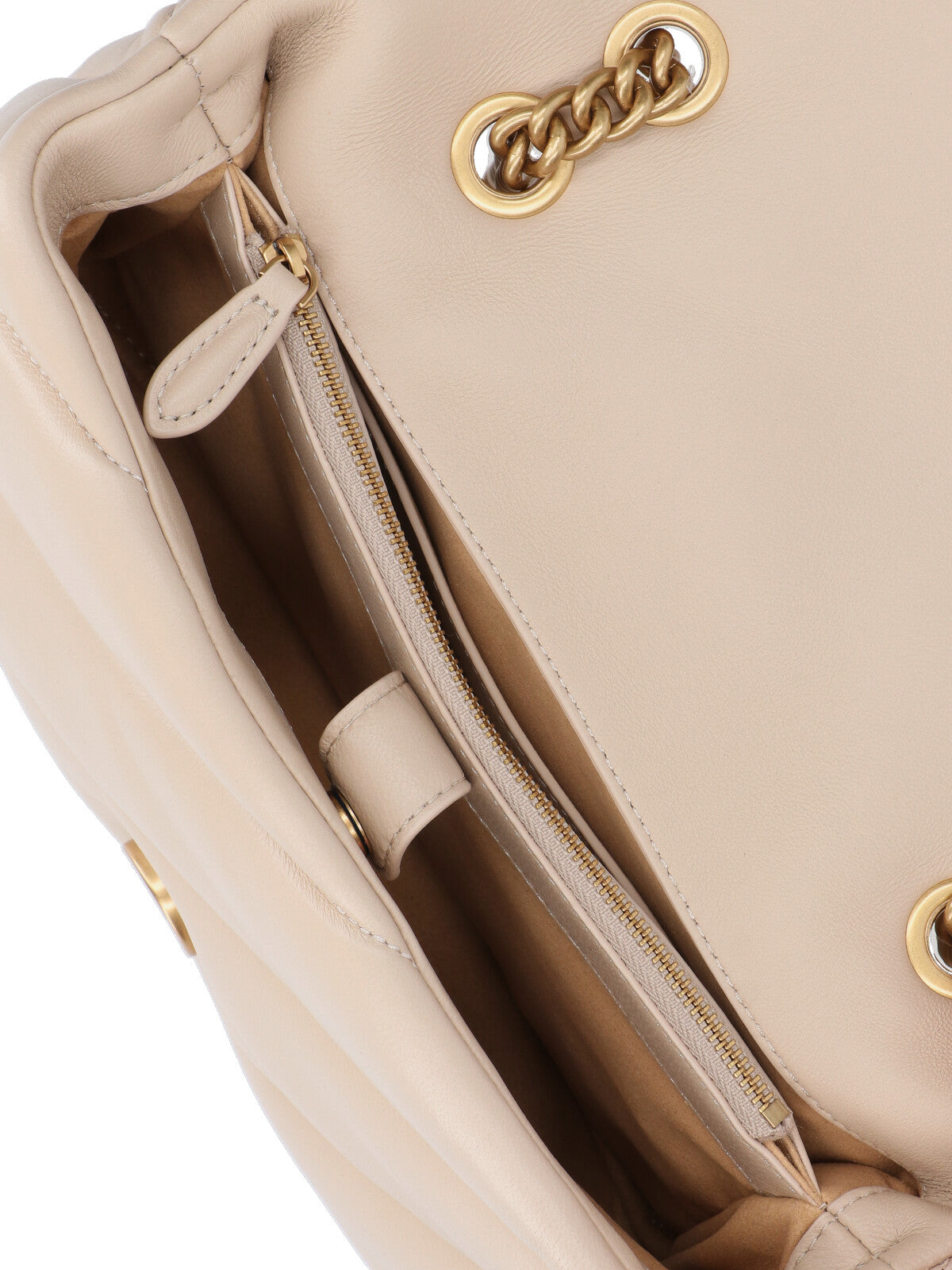 Pinko Bags Beige Leather