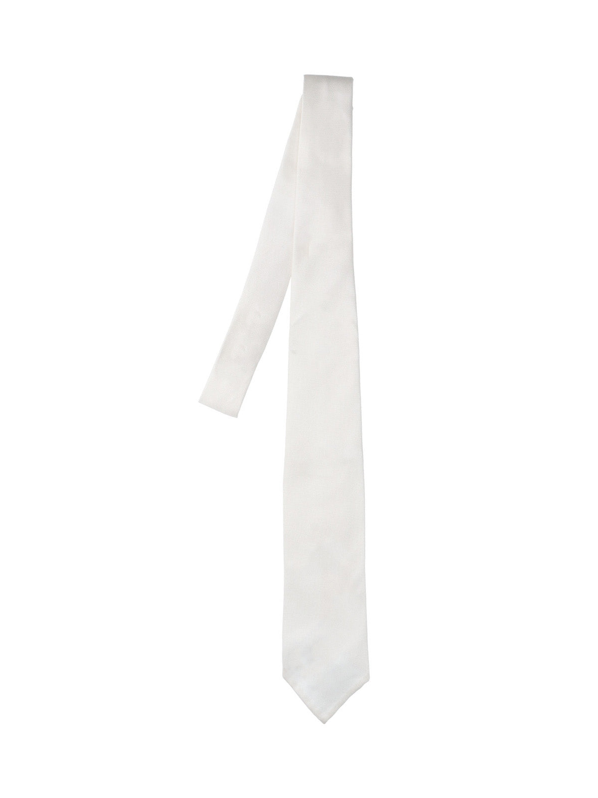 Cesare Attolini Ties White Silk