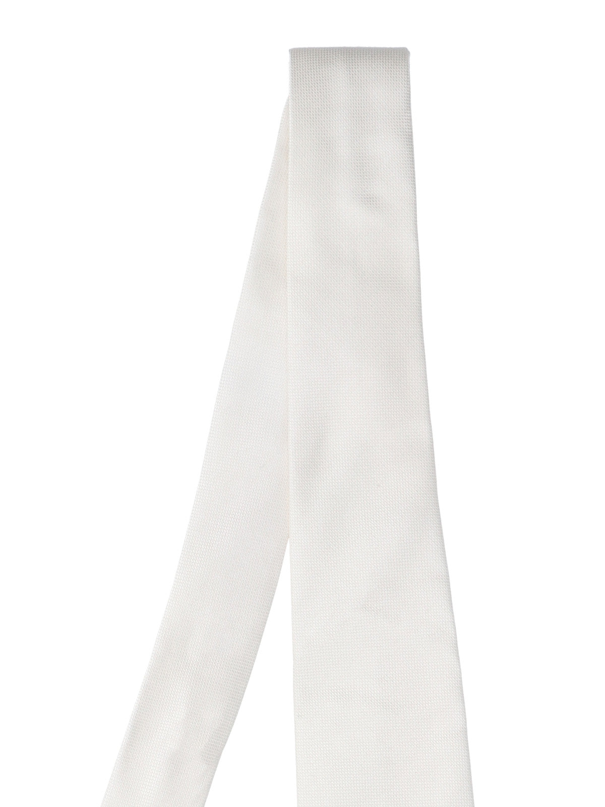 Cesare Attolini Ties White Silk