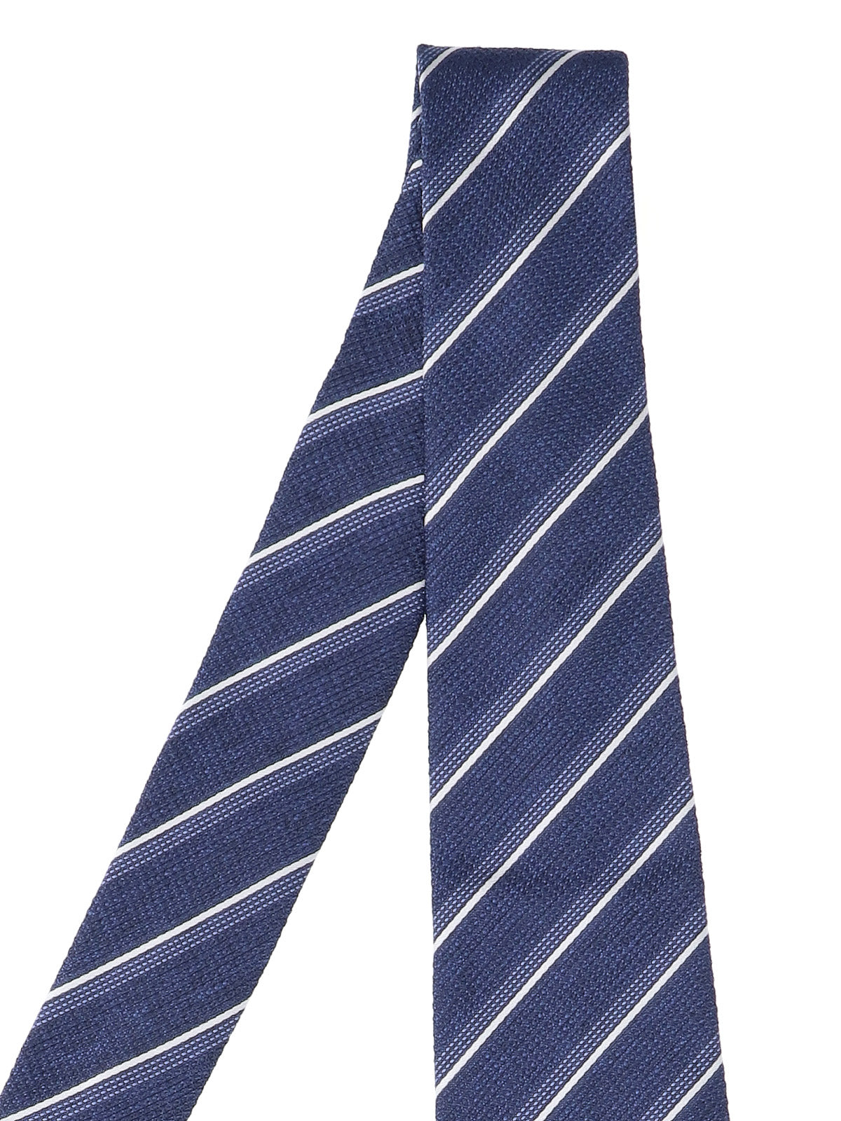 CESARE ATTOLINI Ties Blue Silk