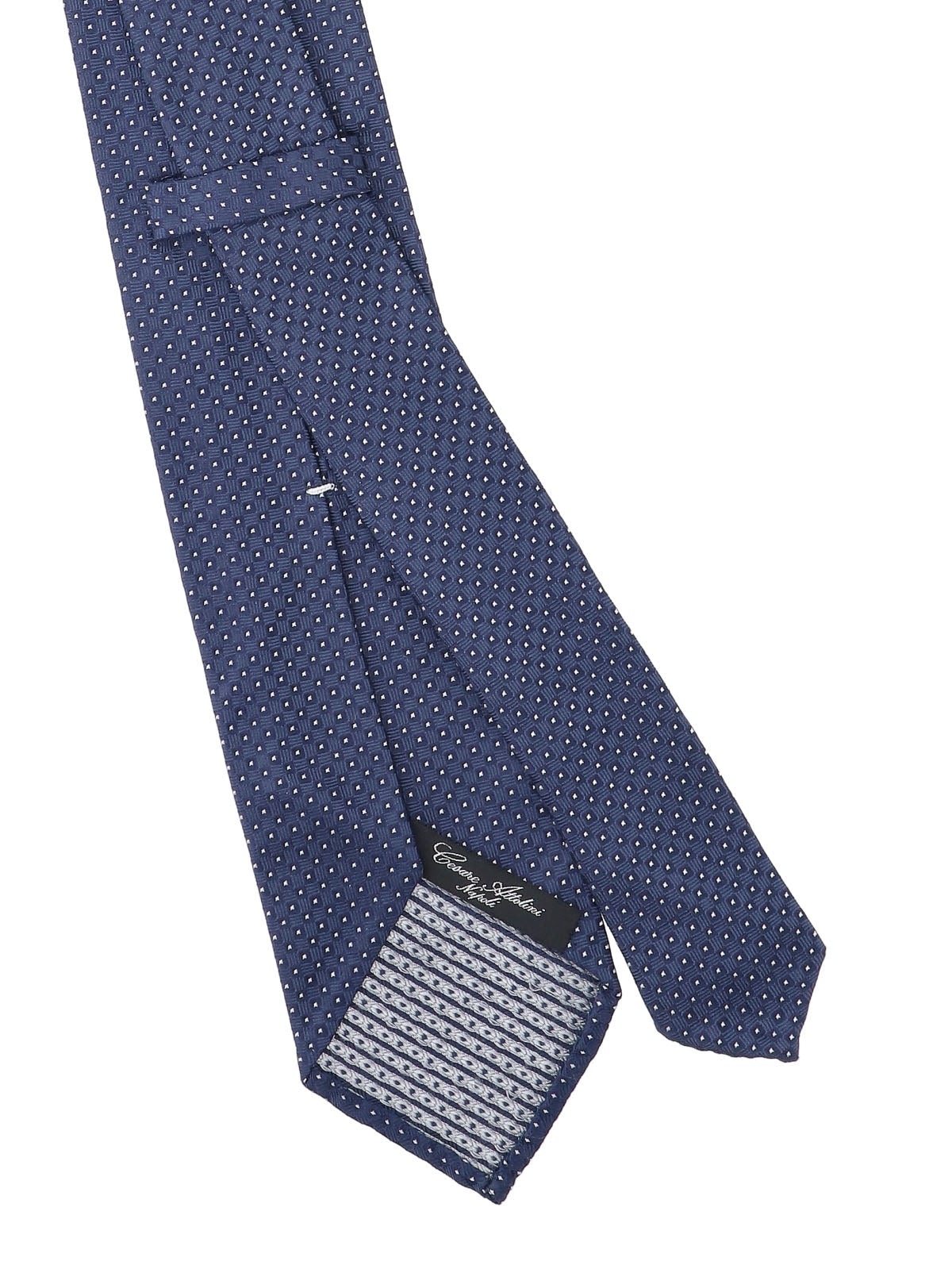 CESARE ATTOLINI Ties Blue Silk