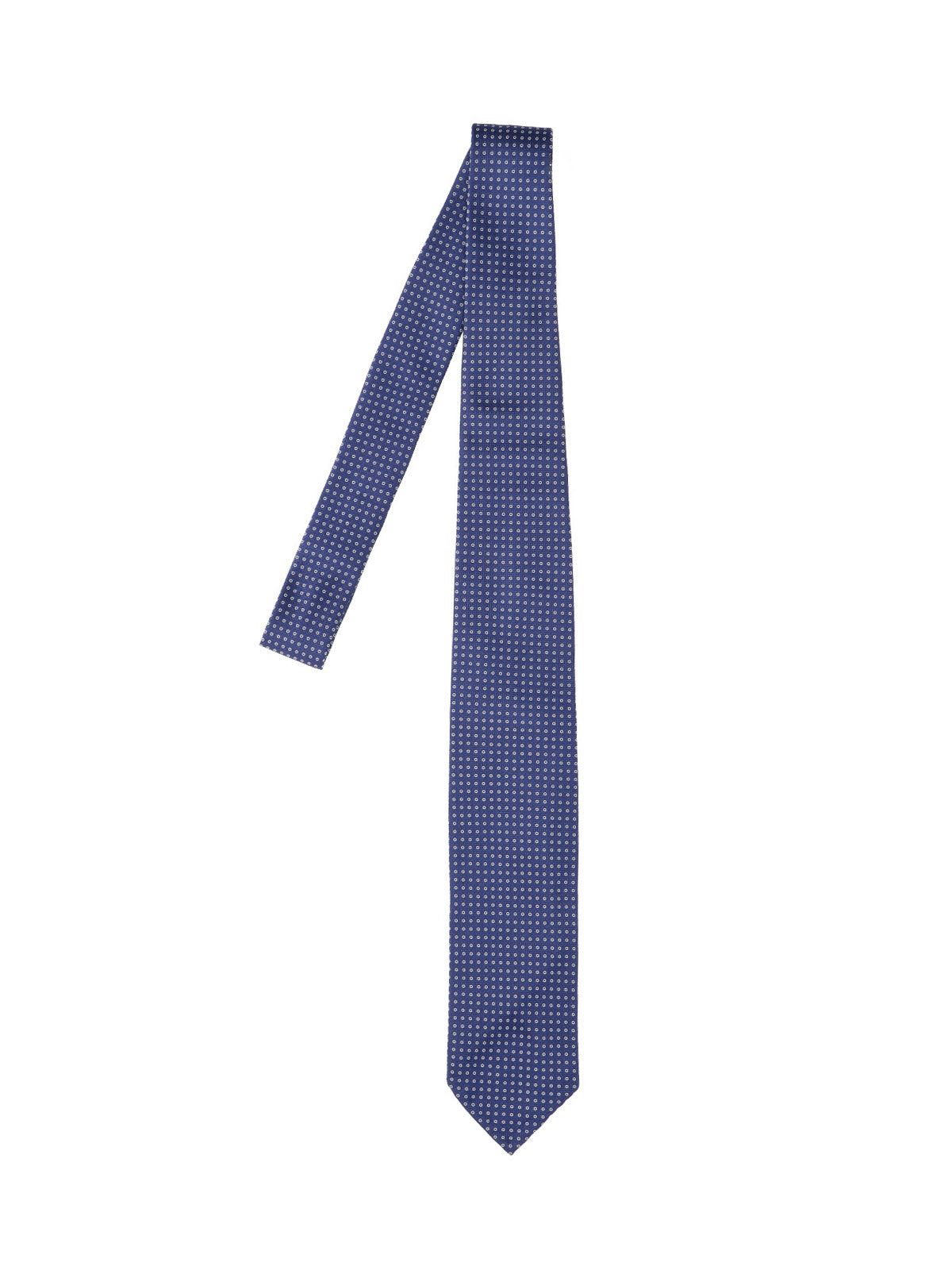 Cesare Attolini Ties Blue Silk