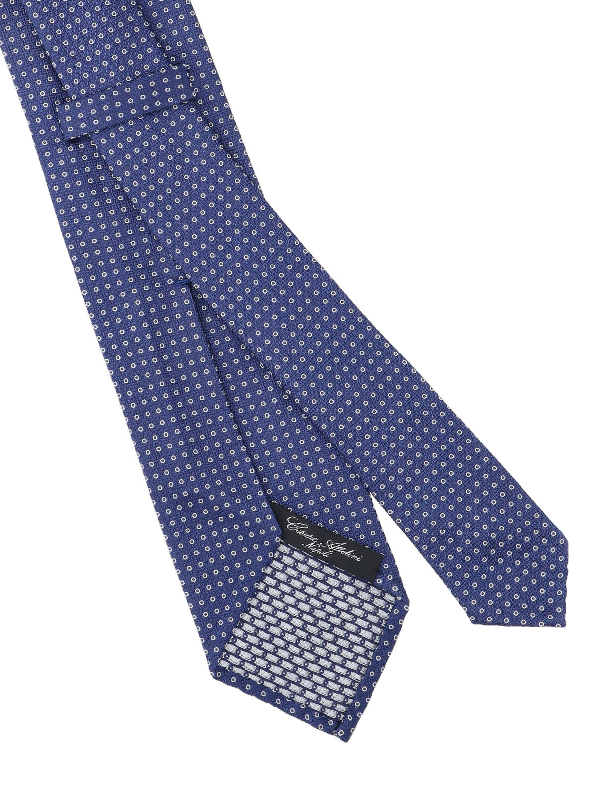 Cesare Attolini Ties Blue Silk