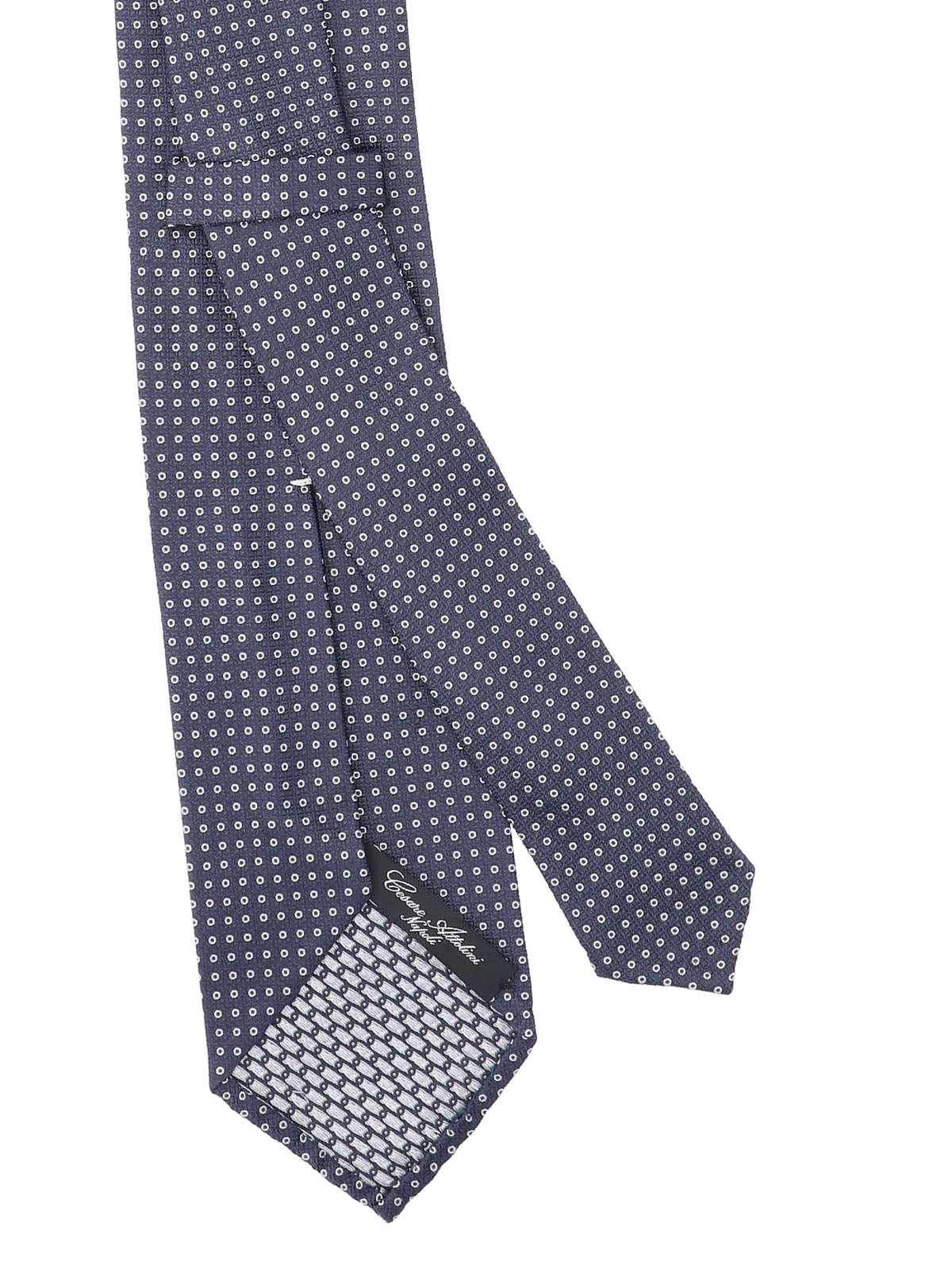 CESARE ATTOLINI Ties Blue Silk
