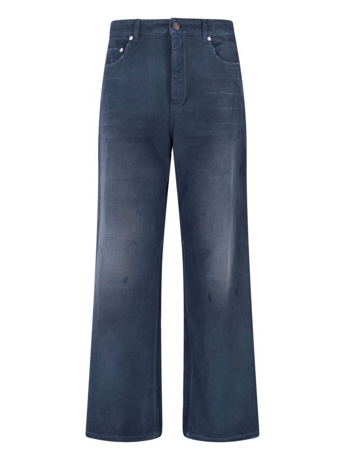 Balenciaga Jeans Blue Cotton