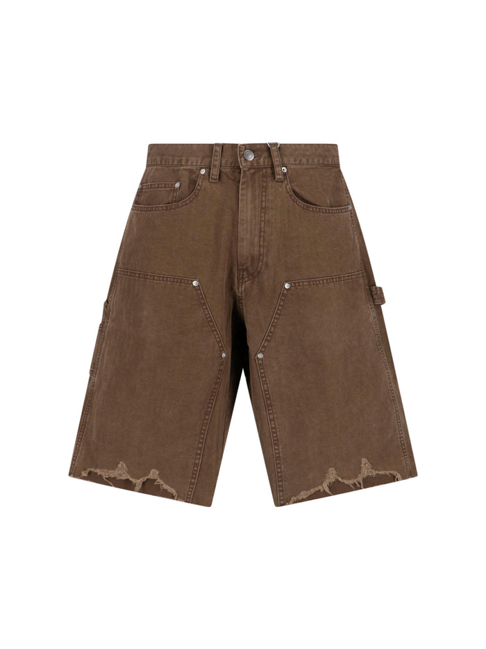 TONYWACK Trousers Brown Cotton