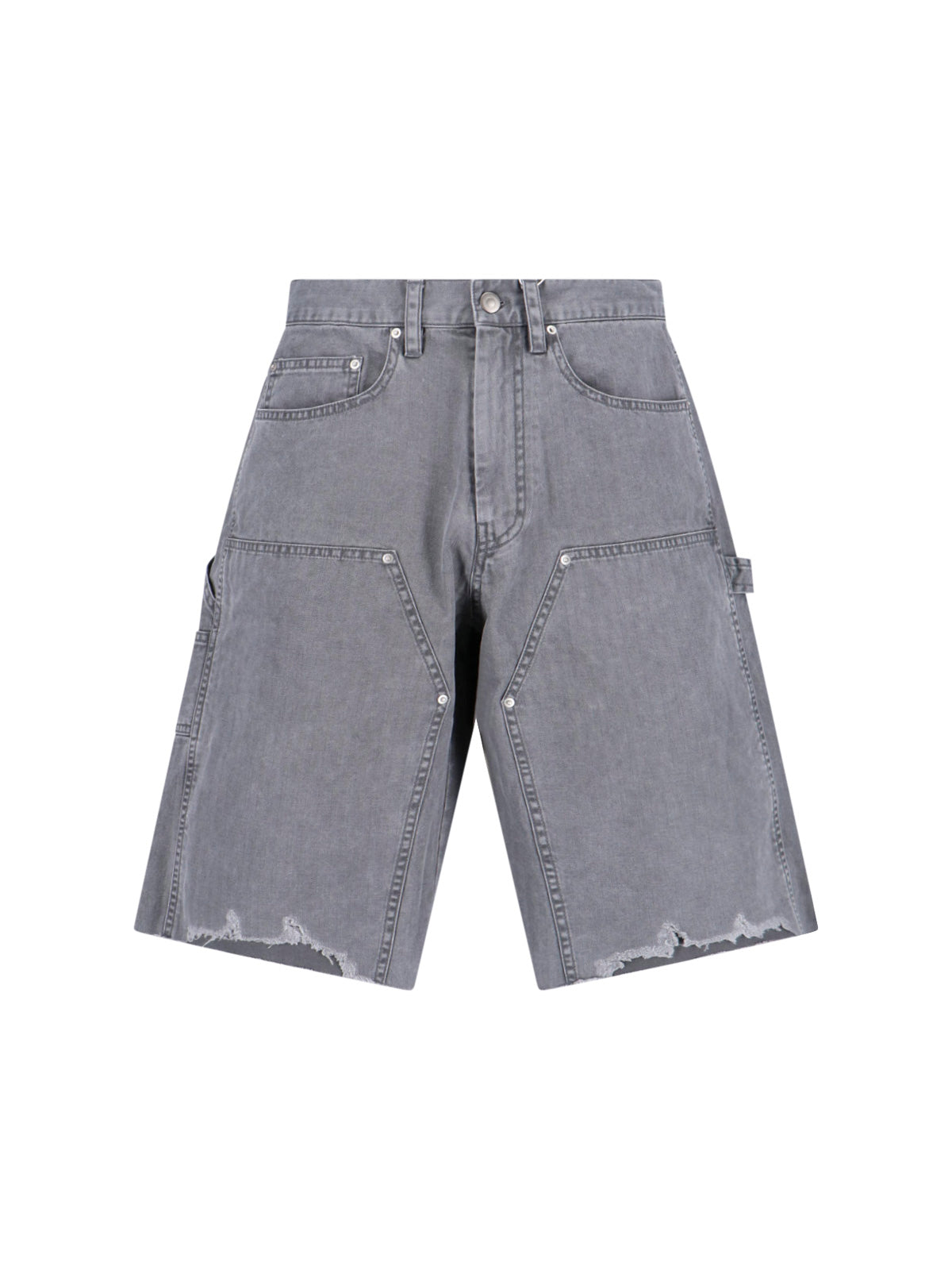 TONYWACK Trousers Grey Cotton