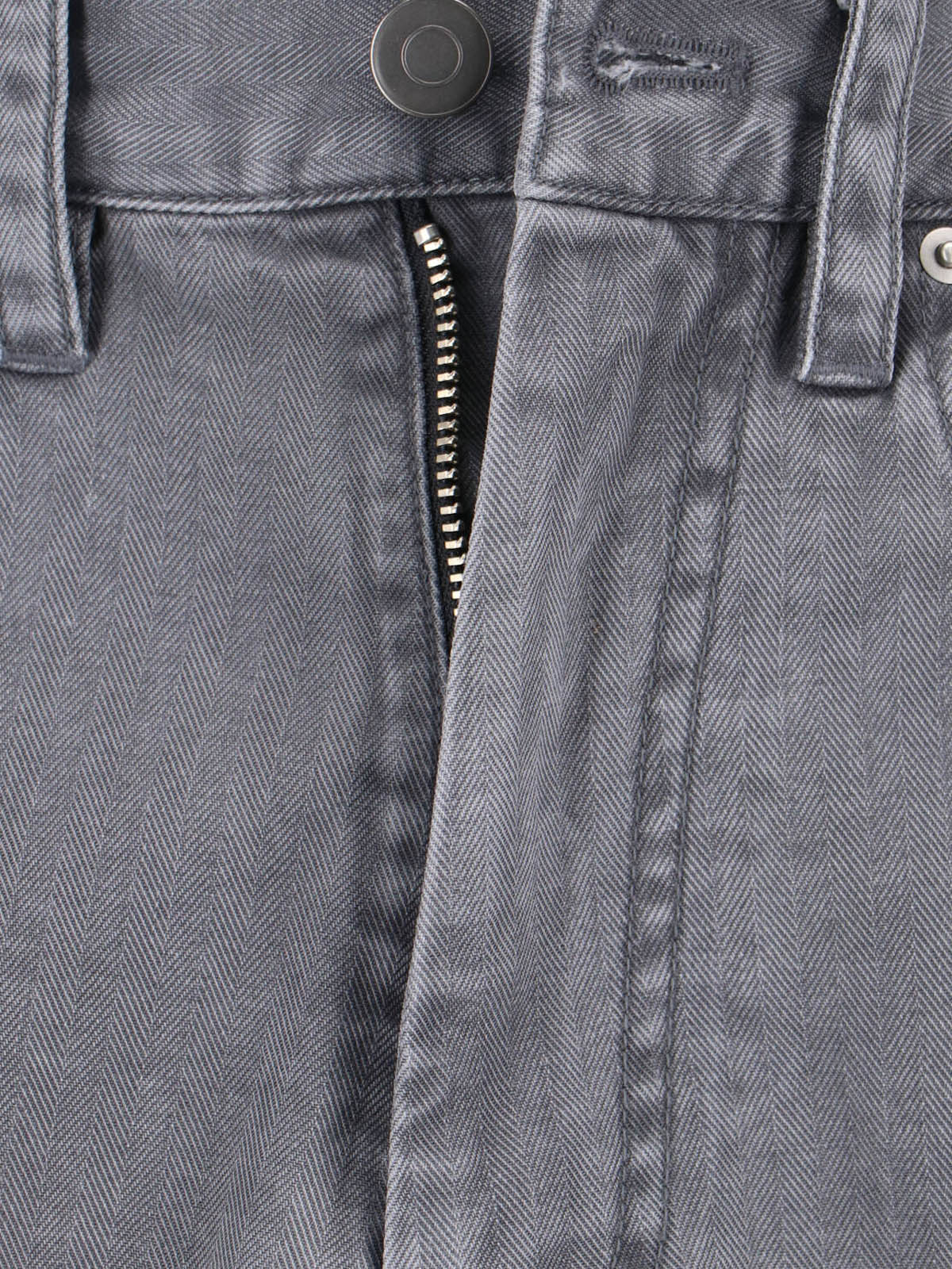 TONYWACK Trousers Grey Cotton