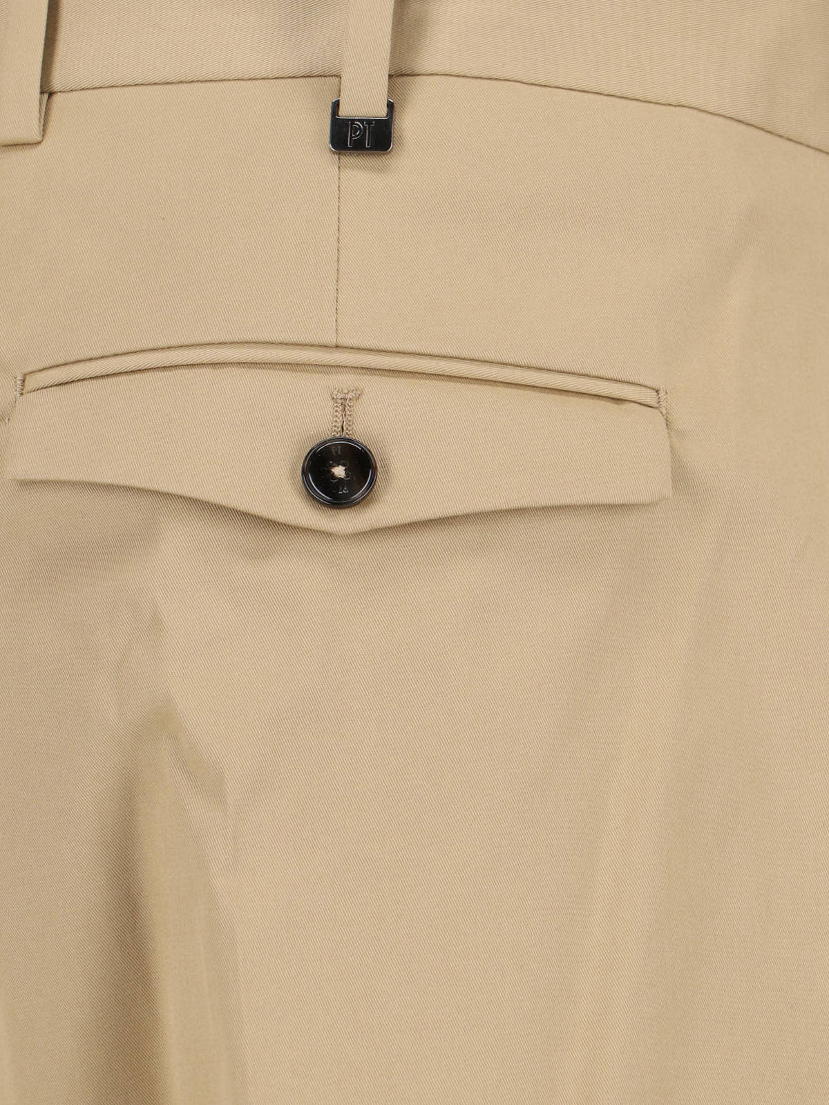 PT Torino Trousers Beige Cotton