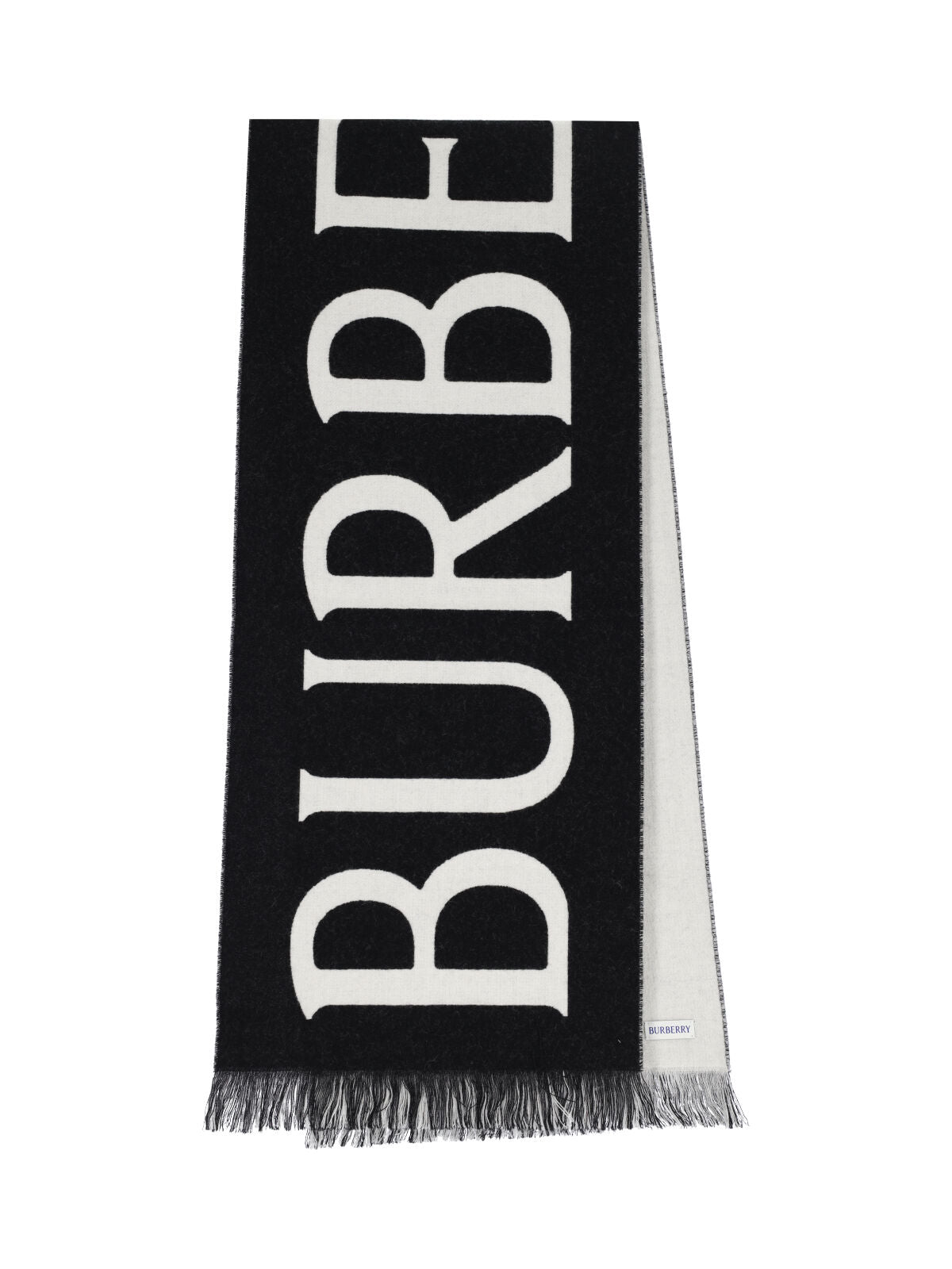 Burberry Scarfs Black Wool