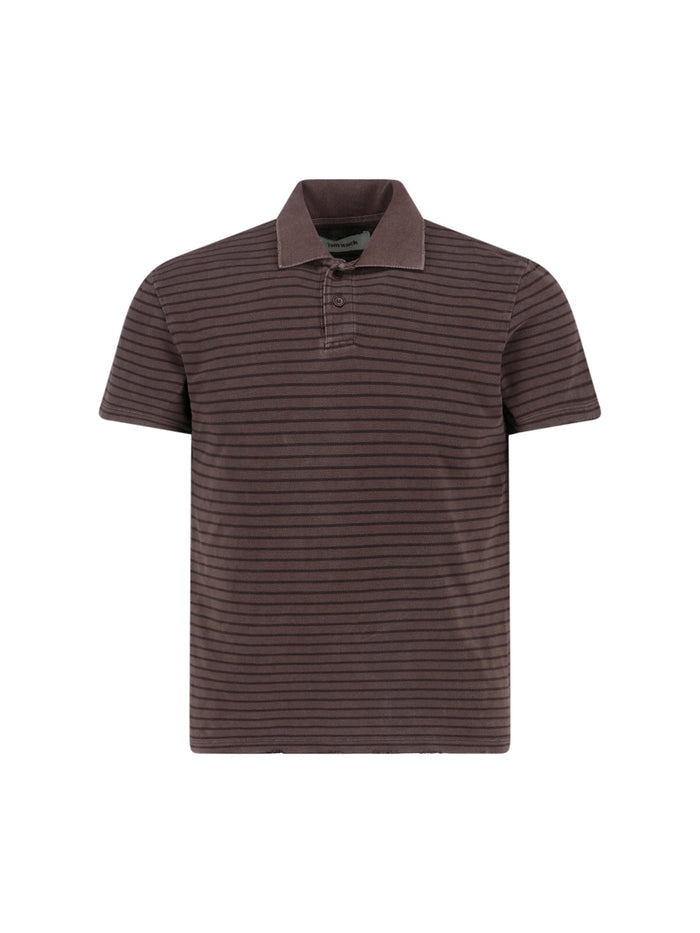 TONYWACK T-shirts and Polos Brown Cotton