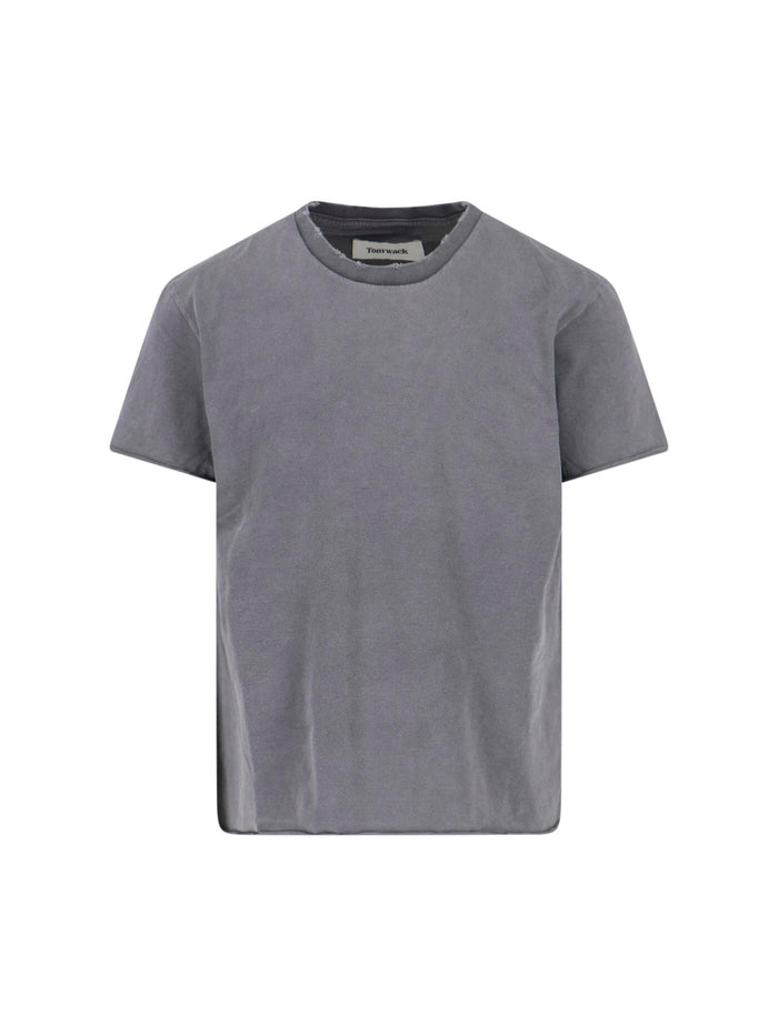 TONYWACK T-shirts and Polos Grey Cotton
