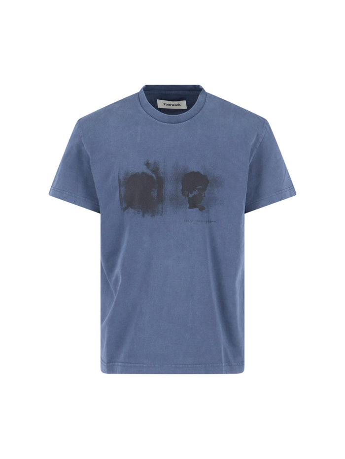 TONYWACK T-shirts and Polos Blue Cotton