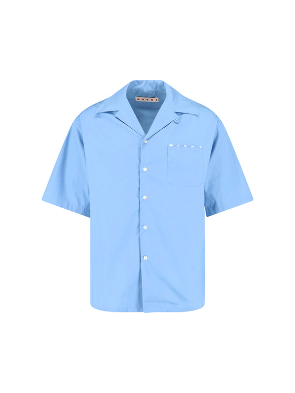 Marni Usct 100% Cotton shirt in blue