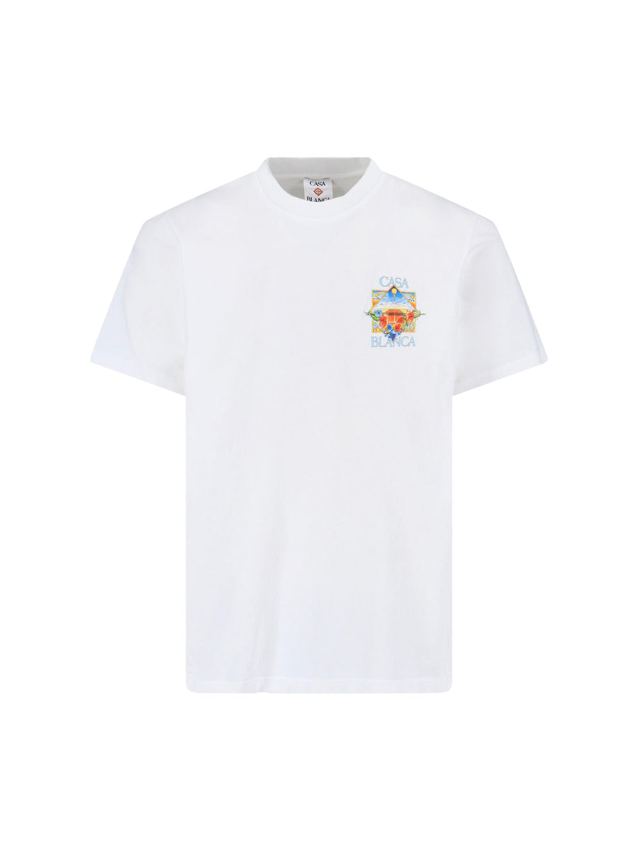 Casablanca 100% Organic Cotton t-shirt in white