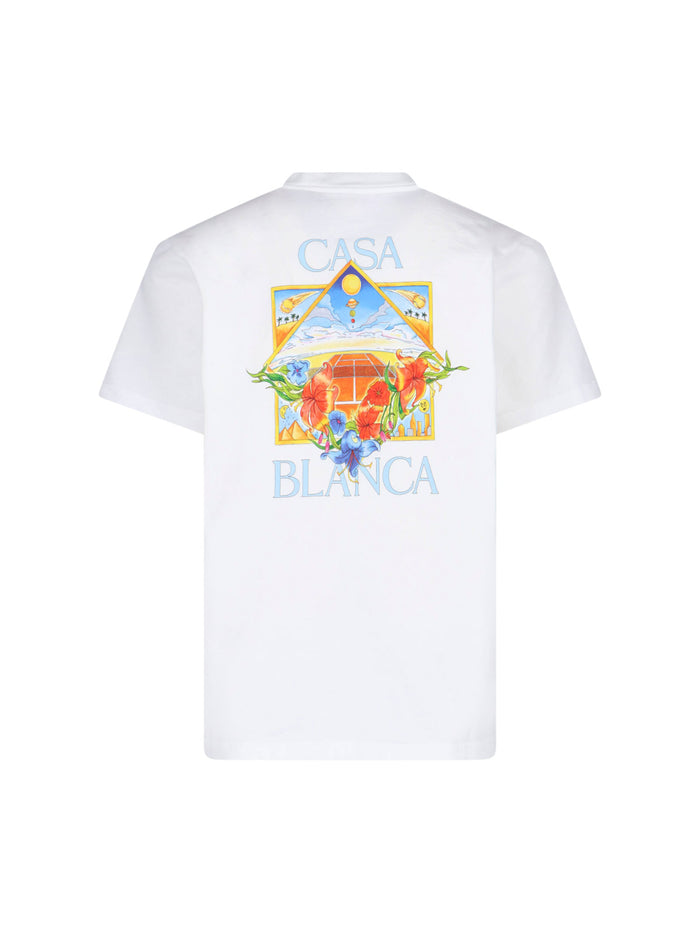 Casablanca T-shirts and Polos White Organic Cotton
