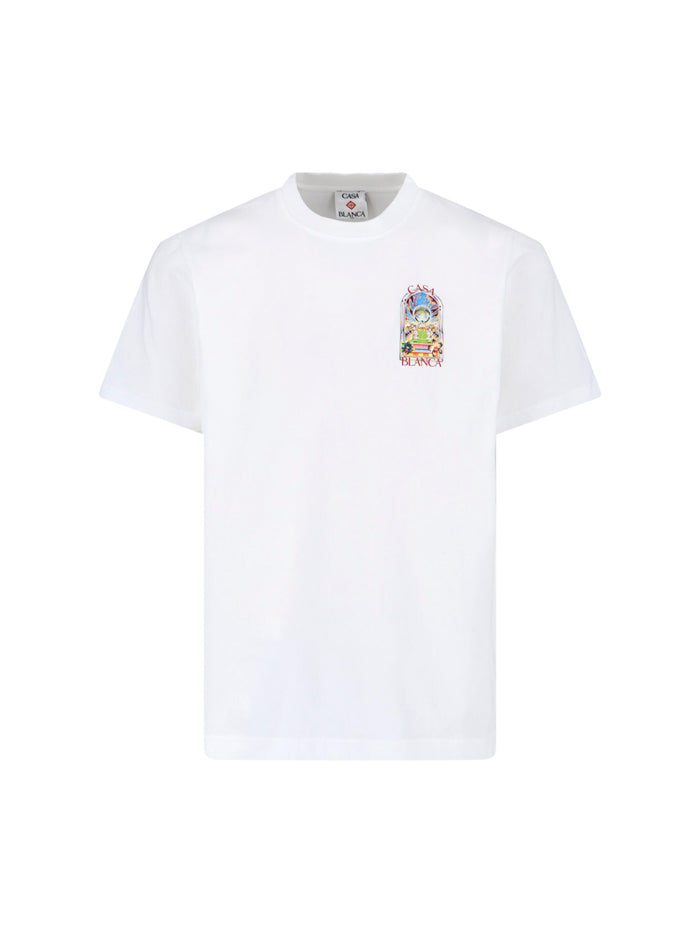 Casablanca T-shirts and Polos White Organic Cotton