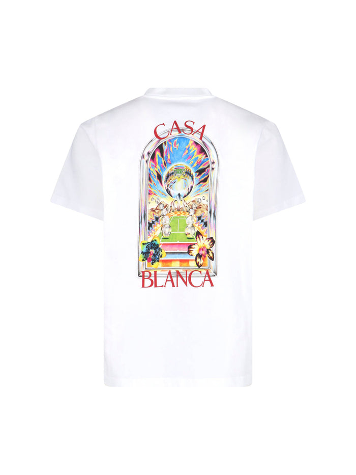 Casablanca T-shirts and Polos White Organic Cotton