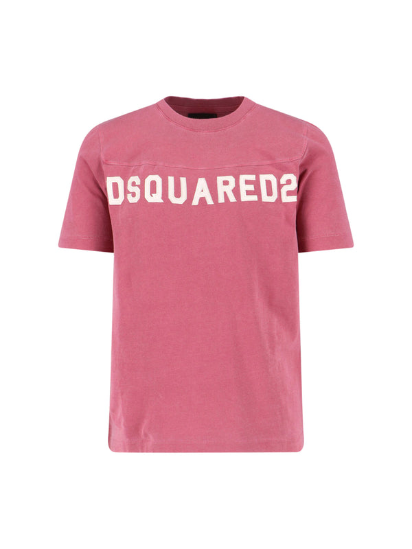 Dsquared2 100% Cotton t-shirt in pink