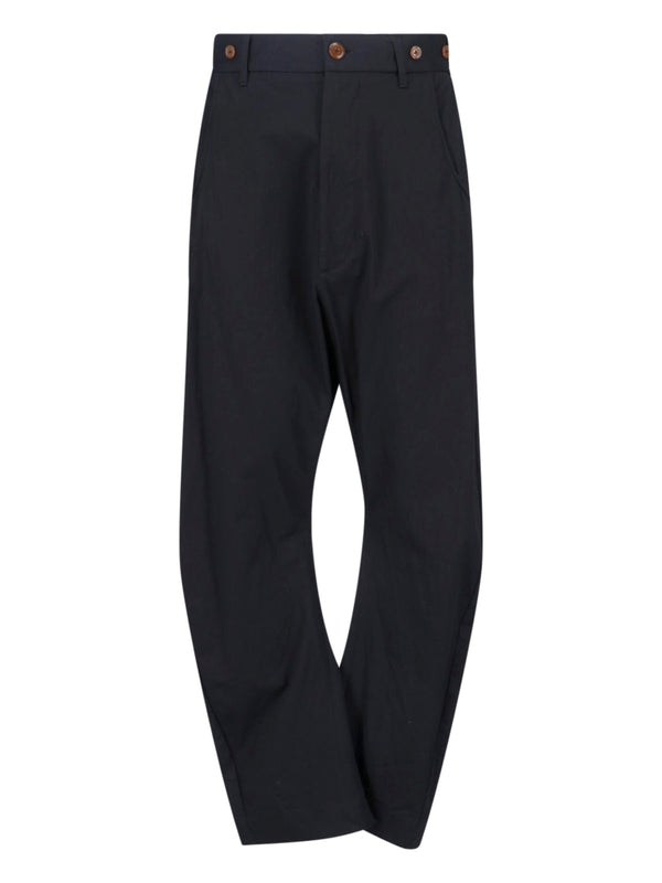 Vivienne Westwood 97% Cotton trousers in black