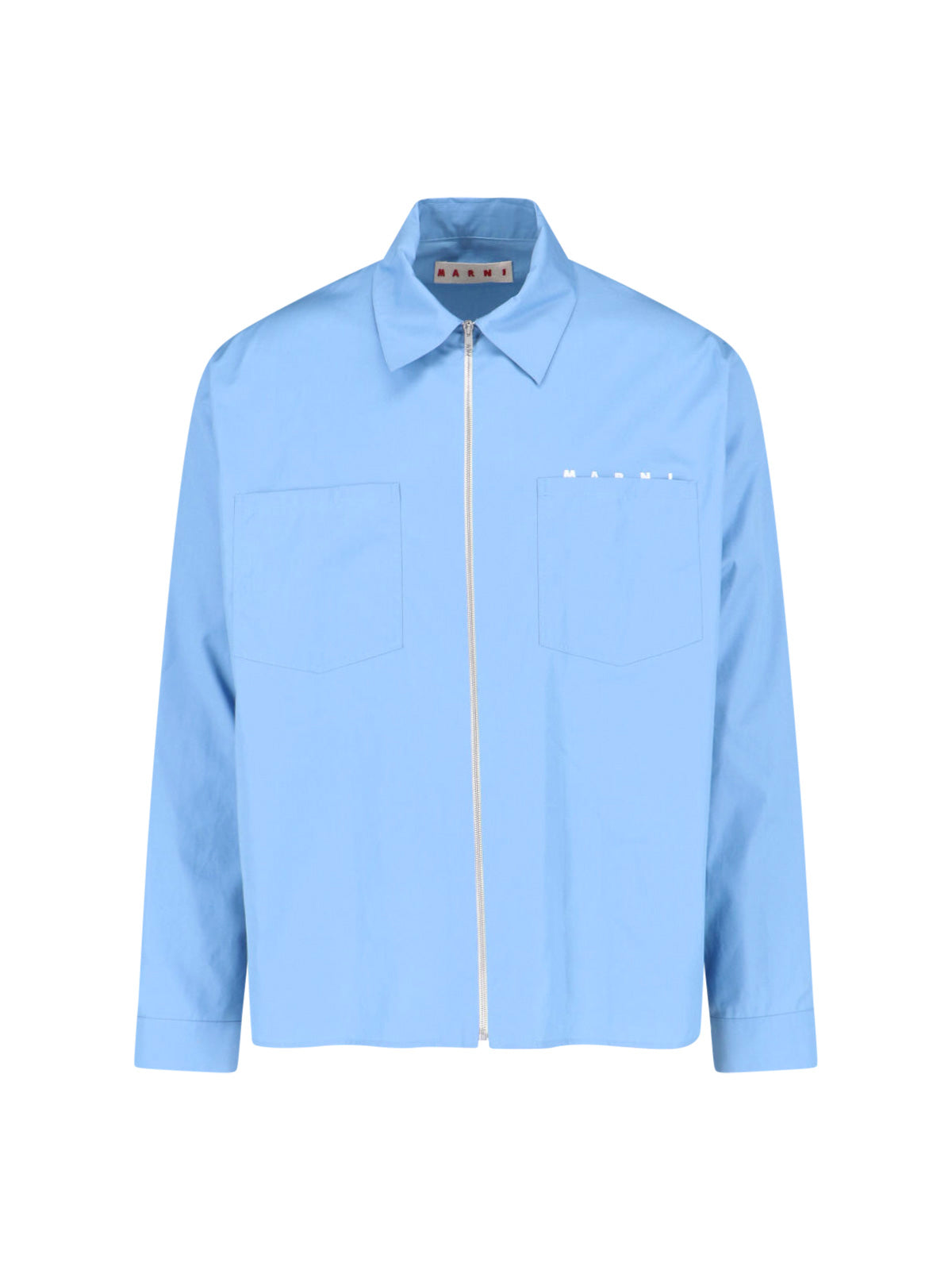 Marni Shirts Blue Cotton