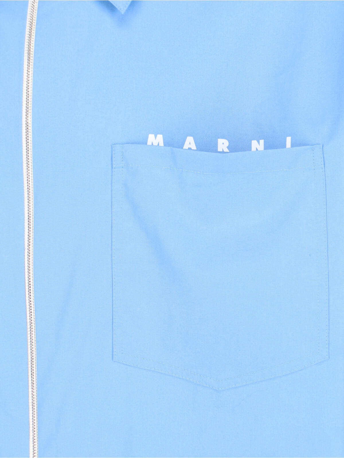 Marni Shirts Blue Cotton