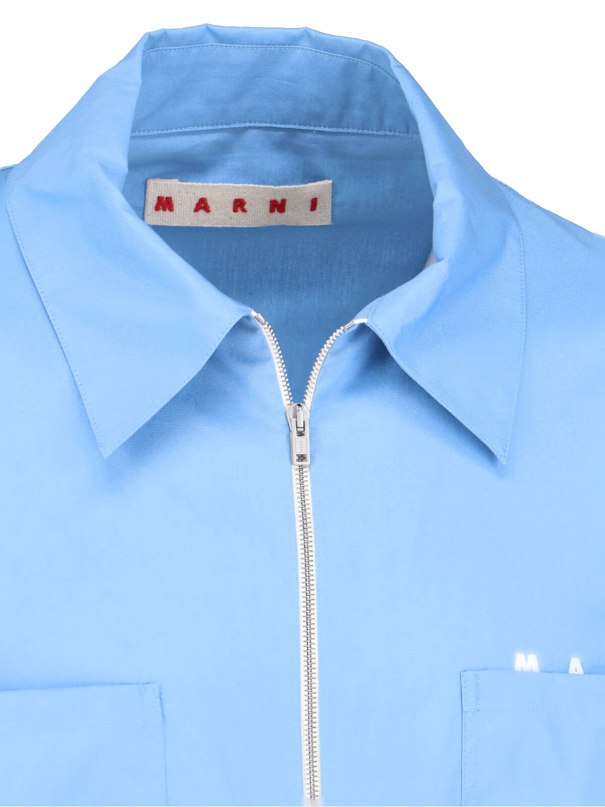Marni Shirts Blue Cotton