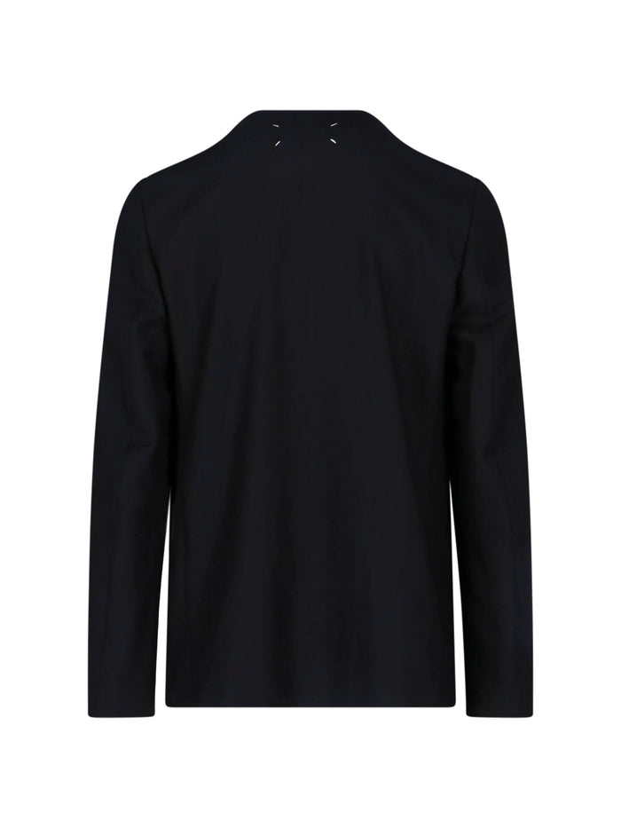 Maison Margiela Jackets Black Virgin Wool