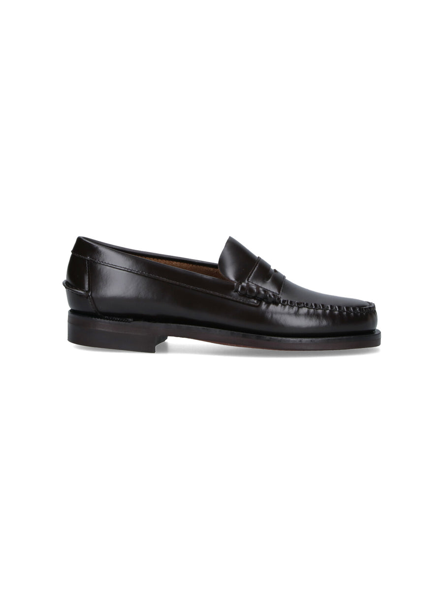 Sebago 100% leather loafer in black