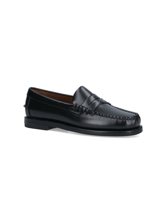 Sebago Flat shoes Black Leather