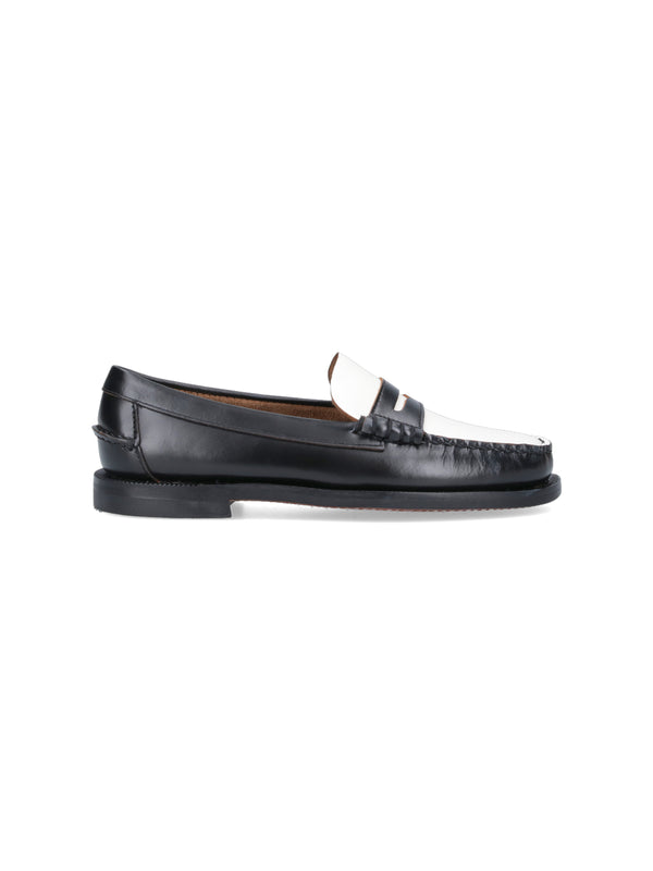 Sebago 100% leather loafer in black