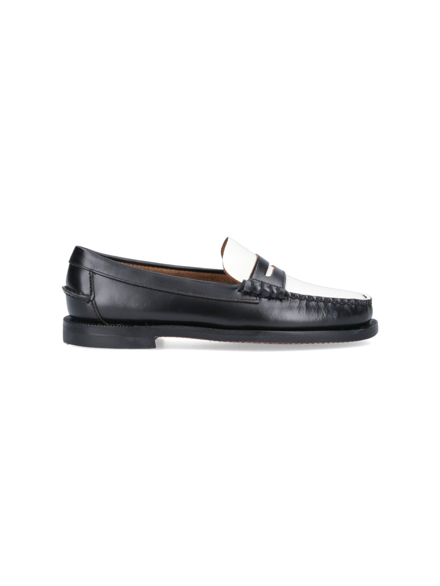 Sebago 100% leather loafer in black