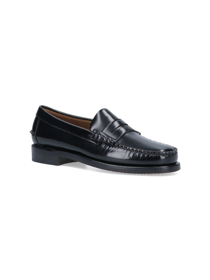 Sebago Flat shoes Black Leather